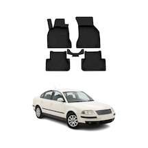Volkswagen Passat B5.5 2000-2004 Uyumlu 4d Havuzlu Paspas Kauçuk Siyah 5 Parça