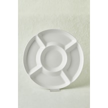 Karaca Basic 5 Bölmeli Sunumluk 30 Cm Beyaz