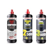 Menzerna 3 Lü Set 400-2500-3000 1 Litre