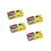 Vileda Oluklu Sünger 4 x 5'li