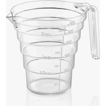 Ölçülü Narenciye Sıkacağı 500 Ml Lik Ölçü Kabı Sert Plastik Diğer