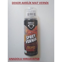 Dekor 400 Ml Akrilik Sprey Mat Vernik Yüksek Kalite Ürün