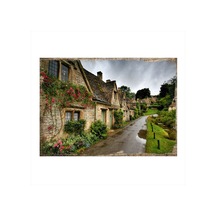 Bedeko Ahşap Tablo Arlington Row Bibury İngiltere
