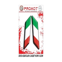 Italıy Bayrak Tasarımlı Ön Maşa Damla Sticker Diğer