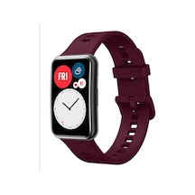 Huawei İle Uyumlu Watch Fit 2 Kordon Silikon Bileklik Kopçaklı Kordon Mix Çok Renkli