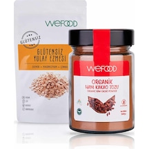 Wefood Glutensiz Yulaf Ezmesi 300 gr + Organik Ham Kakao Tozu 140