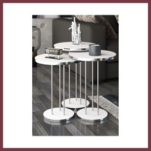 Storeşahin Gümüş Terra Zigon Beyaz 3'lü Shn0720