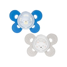 Chicco Physioforma Comfort Silikon Emzik (16-36 Ay) 2'Li Bej - Gri Chicco Physioforma Comfort Silikon Emzik (16-36 Ay) 2'Li Bej - Gri
