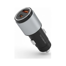 Araç İçi Çakmaklığa Takılantype-c Ve Usb Girişli 2 Portlu Hızlı Şarj Adaptörü 5047 Belirtilmemiş