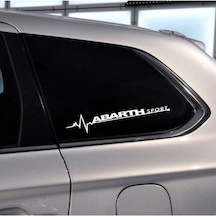 Abarth İçin Uyumlu Aksesuar Oto Yan Cam Sticker