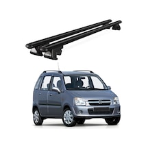 Venüs Opel Agila 2000-2008 Uyumlu Siyah Ara Atkı Port Bagaj Tavan Barı