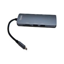 Beek Ba-dck-uc08dh Usb Type C To 2xhdmı 4k Tft Usb Pd 8 İn 1 Docking Station