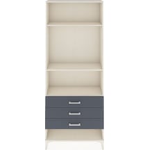Arges Dolap 3 Raflı 3 Çekmeceli 88x30x221 Aytaşı-antrasit Aytaşı Arges Dolap 3 Raflı 3 Çekmeceli 88x30x221 Aytaşı-antrasit Aytaşı