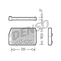 Kalorifer Radyatörü - Fiat Ducato - Denso-drr09034
