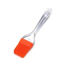 2 Adet Büyük Boy Silikon Yağ, Sos, Yumurta Fırçası 22,5 Cm, Yüksek Isıya Dayanıklı, Pp Saplı Silikon