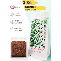 Kakulem Sertifikalı Kırmızı Sorgum Dal Darı 3 Kg