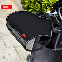 Dianziye Motosiklet Ve Elektrikli Araçlar İçin Yazlık Uv Koruma, Su Geçirmez Ve Isı Yalıtımı El Tutucu Kılıfı Siyah, Tek Boyut