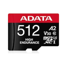 Adata 512 Gb High Endurance Microsdxc 4k U3 V30 A2 Hafıza Kartı Kdo