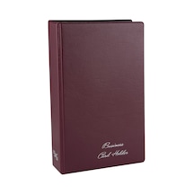 Kartvizit Albümü 4 Sıralı 96 Kartlık 16,5x26,5 Cm