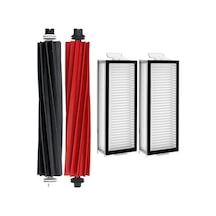 Roborock Q5 Pro+ & Q5 Max+ Uyumlu 1 Adet Ana Fırça 2 Adet Hepa Filtre