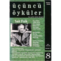 Üçüncü Öyküler Üç Aylık Öykü Dergisi Sait Faik
