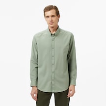 Nautica Erkek Yeşil Classic Fit Gömlek Düz W57428t Yeşil