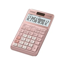 Casio Jf-120fm-pk Pembe 12 Hane Masa Üstü Hesap Makinesi Beyaz