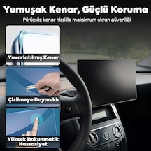 Tesla Model 3 / Model Y Araçlar İle Tam Uyumlu Kolay Kurulum Mat Ekran Koruyucu