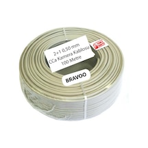 2+1 0.50 MM Cca Kamera Kablosu 100 Metre
