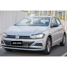 Sts Oto Aksesuar Polo Mk6 2018 Sonrası Batman Yarasa Ayna Kapağı Piano Black(Parlak Siyah)