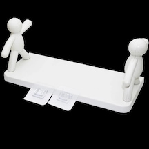 Rambo Manken Tutacaklı Plastik Etejer Yapışkanlı Büyük 13.5x33cm 5468 Çok Renkli