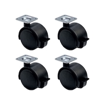 Büyük Plastik Tablalı Frenli - 50mm Hks128 - 4 Adet Hmngoxxtptprp Diğer