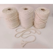 2 Kg Makrome 3 Mm 3 Büküm Hobi Ve Dekoratif Makrome İpi 480 Metre