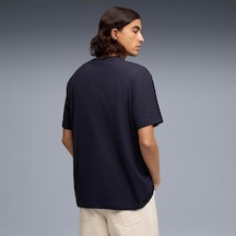 Puma Essential Relaxed No 1 Logo Erkek Lacivert Tişört