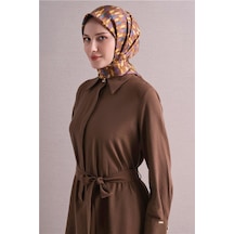 Armine Saf İpek Sura Eşarp 9623d 82 Petrol Yeşili