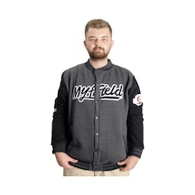 Mode Xl Büyük Beden Erkek Kolej Mont My Field 23626 Antramelanj 001