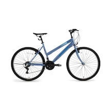 Bisan Dıscover Kadın Dağ Bisikleti 42cm V 26 Jant 21 Vites Metalik Mavi Mavi Çok Renkli