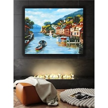 Yağlı Boya Tablo %100 El Yapımı 84cmx70cm Deniz Manzara