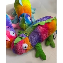 Peluş Bukalemun 40 Cm Çok Renkli