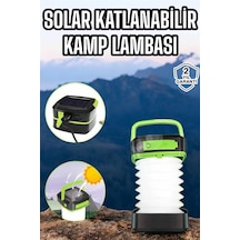 Techmrt Güneş Enerjili Led Lamba Kamp Lambası Katlanabilir Lamba Usb Şarjlı