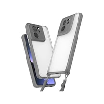 Hnrlıshp Newface Xiaomi Mi 13t Pro Kılıf Penta Silikon Kılıf - Titan Gri