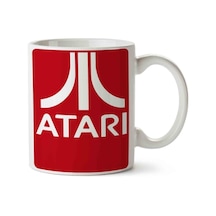 Atari Logo Vintage Baskılı Kupa Bardak Çok Renkli