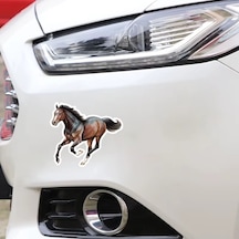 Koşan At Sticker Yapıştırması 2 Adet 14 Cm Ön Tampon İçin