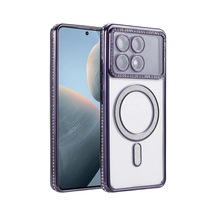 Xiaomi Poco X6 Pro Joke Simli Magneticsafe Kılıf - Derin Mor 0.2M-Çok Renkli