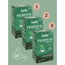 3'lü Set Avantajlı Prebiyotik Yeşil Çay Seti 3 18 Adet