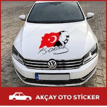Ay Yıldız Sticker Mustafa Kemal Atatürk Imzası Sticker Oto Sticke