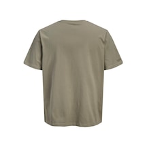 Jack & Jones Jjfrank Erkek Tişört Bisiklet Yaka Kısa Kollu Haki
