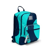 Coral High Lacivert Turkuaz Desenli Okul Sırt Çantası 23686 Lacivert - Turkuaz