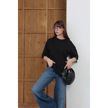 Verymoda Dantel Detaylı Tişört D2956 Siyah