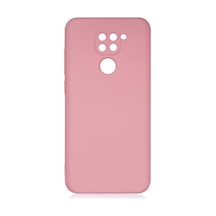 Xiaomi Redmi Note 9 Kılıf Zore Mara Lansman Kapak-Pembe Açık